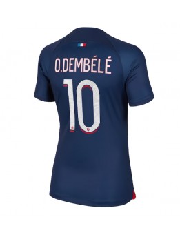 Ženski Nogometna dresi replika Paris Saint-Germain Ousmane Dembele #10 Domači 2023-24 Kratek rokav
